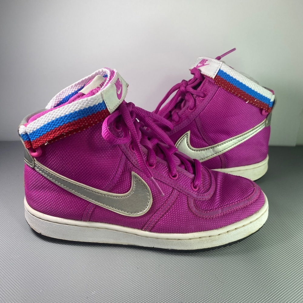 Nike Vandal High Supreme (GS) Girls Kids Size 4Y AH5253-500 Purple Pink Fuchsia
